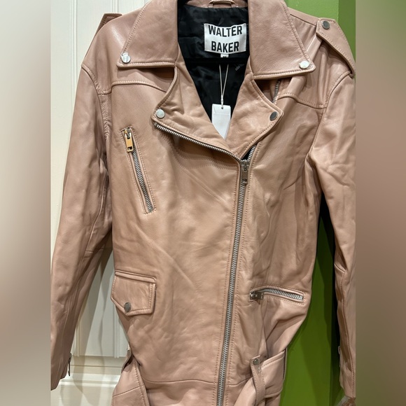 Walter Baker Emery Leather Jacket size M-New with tags - Picture 6 of 6